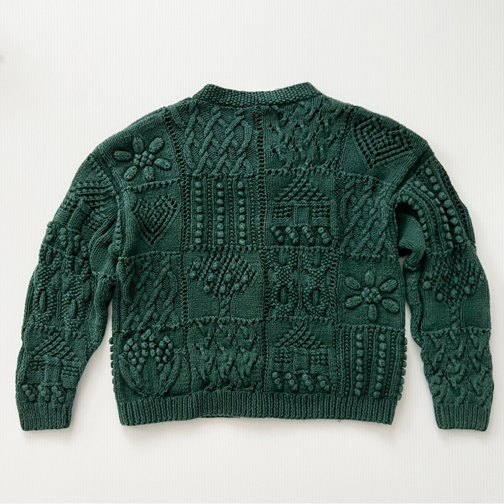 Sold @ebay Vintage Cape Isle Knitters Knitted by hand Cardigan Sweater - Picture 6 of 8